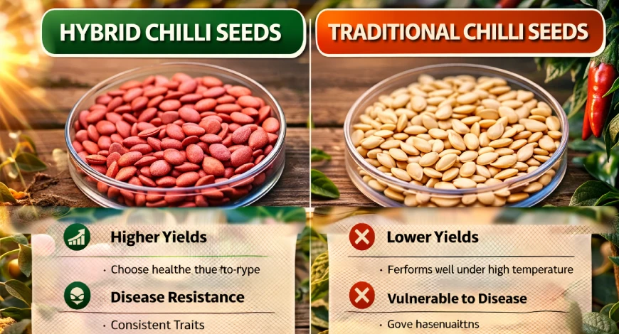 Hybrid vs Traditional Chilli Seeds