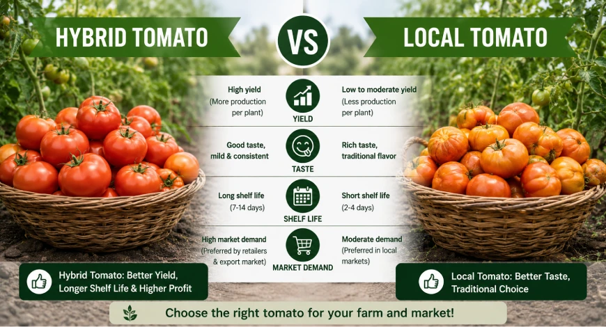 Hybrid Tomato vs Local Tomato Seeds
