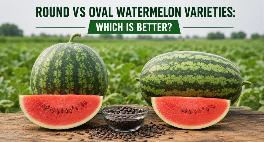 Round vs Oval Watermelon Varieties