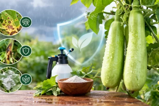 Manage Fungal Diseases in Bottle Gourd