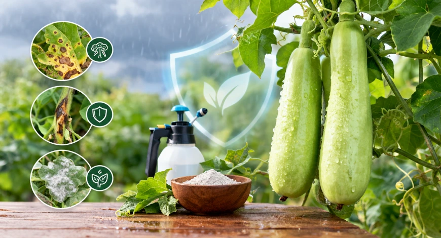 Manage Fungal Diseases in Bottle Gourd